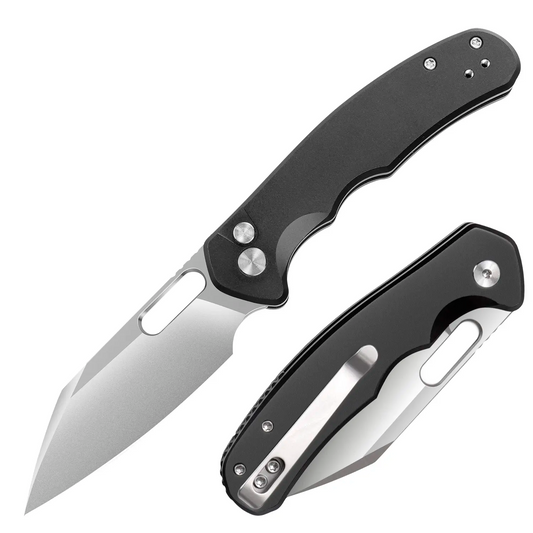 IOKO Multifunctional Folding Pocket Knife - Durable D2 Blade, Aluminum Alloy Handle (Alloy Construction), Safety Lock, for Outdoor Camping, Opening Packages, Men's Gift